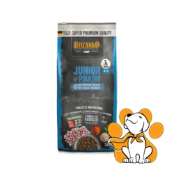 BELCANDO Junior GF Poultry 12,5kg, Hrana za Srednje i Velike, Mlade Pasa