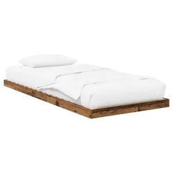 Vidaxl Posteljni okvir Star les 75 x 190 cm Konstruiran les