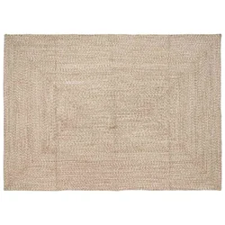 Tepisi za područja Prirodna i bijela 200 x 290 cm Juta