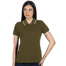 ATLANTIC LADY ženska polo majica Boja: maslinasta Veličina: 2XL