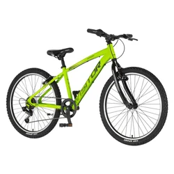 Bicikl Junior 24 Visitor Fox Roll Alu 24 Tvrda Alu 14 V-Brake 7 Brzina 132-155cm (Xs) Zeleni Neon