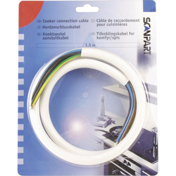 Scanpart Prikljucni kabel za elektricni štedilnik 1,5m Vivanco 32665 1,5m na odporen visoke temperature
