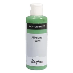 Rayher. Akrilna barva, listnato zelena, 80ml