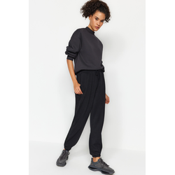 Trendyol Black Thessaloniki Comfortable Fit Pocket Knitted Sports Sweatpants