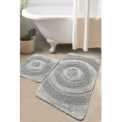 Lessentiel Maison Set 2 prostirke za kupatilo Sivi