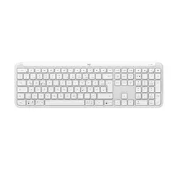 Logitech 920-012452 Office RF Wireless + Bluetooth QWERTZ tipkovnica, nemška, bela