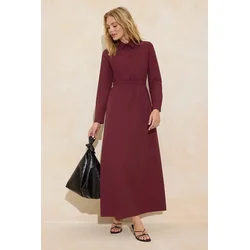 Trendyol Modest Ženska haljina Tctss26Eb00003, Bordo