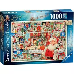 Ravensburger puzzle (slagalice) - 1000pcs Božić stiže! RA16511