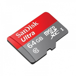 SanDisk memorijska kartica Ultra MicroSDXC 64GB, 48MB/s UHS-I + SD adapter
