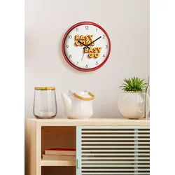 Hanah home Zidni sat DVS136, 30cm, Belo-Crveni