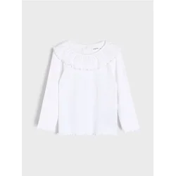 Sinsay - Pamučna bluza - belo