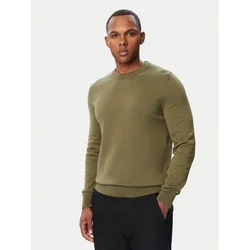 HUGO Pulover San Cassius-C2 50553588 Khaki Regular Fit