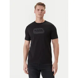 Karl Lagerfeld Majica  črna / bela