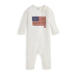Polo Ralph Lauren Kombinezon bež/mornarska/rdeča/off-bela