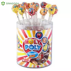 LIZALICA ROLY POLY VANILA FRUIT 10G (100) PARACINKA SILBO