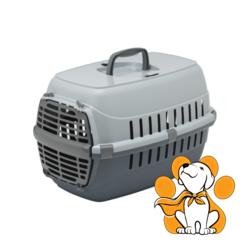 Moderna Road Runner Plastic Door Small Grey, Transporter Za Pse i Mačke, Sivi