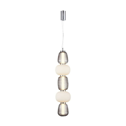 LED luster na sajli CARO LED/40W/230V hrom