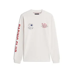 TOMMY HILFIGER Majica MODERN ATHLEISURE mornarska/rdeča/off-bela