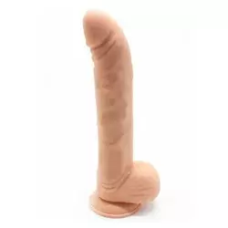 Dildo, Silikonski, 22.5cm, Boja kože