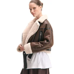 Cropp - Jakna od vještačke kože - braon