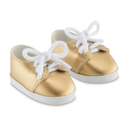 Tenisice zlatne Shoes Golden Corolle za lutku visine 36 cm od 4 godine