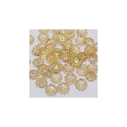 Kape za perle 8 mm okrugle zlato