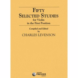 LEVENSON:FIFTY SELECTED STUDIES FOR VIOLIN IN THE FIRST POSITION