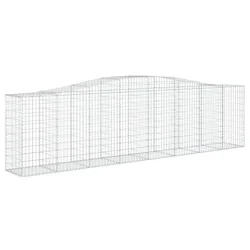 Gabionska košara s lukom 400x50x100/120 cm pocinčano željezo