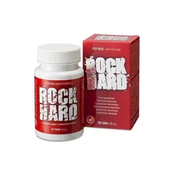 Prehransko dopolnilo za erekcijo Rock Hard 30 kapsul.