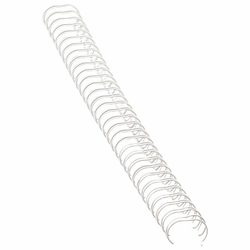 FELLOWES Spirala žičana (3:1) fi- 6mm (1-35 listova) pk100 Fellowes 53215 bela
