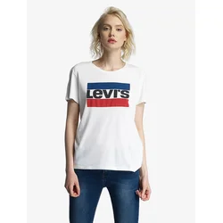 LEVIS  Majica The Perfect Tee modra/rdeča/bela