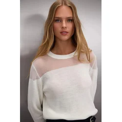 Trendyol Milla ženski duks Twoaw24Kz01023, Ecru-Ecru