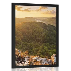 Plakat Vršatska bradla na Slovaškem - 60x90 silver