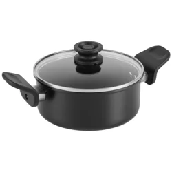 Ninja Lonac sa staklenim poklopcem Zerostick Classic CW50218DE, 18 cm, Crna