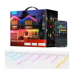 Govee - LED RGBIC spoljašnji niz ledenica 10m Wi-Fi Matter IP65