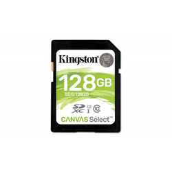 Kingston Canvas Select SDXC 128GB Class 10 UHS-I (80/10) memorijska kartica (SDS/128GB)