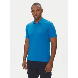 Napapijri Polo majica Elbas NP0A4GB4 Modra Regular Fit