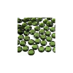 Štras perla10 mm tamno zelena
