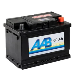 Car Battery AAB 60Ah, 12V, 540A (low)