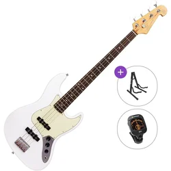 SX SJB62 Basic SET Olympic White Električna bas kitara