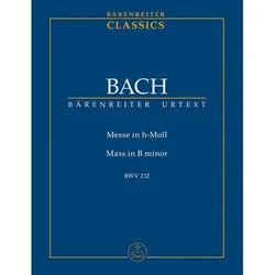 BACH:MESSE IN H MOLL BWV 232, SCORE
