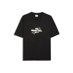 Bershka Majica črna / bela