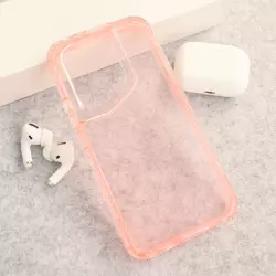 Maska Color Transparent za Honor 400 roze