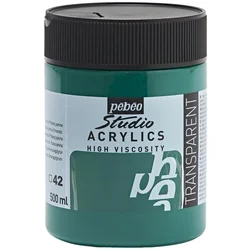 Pébéo Studio Fine Akrilna barva Phthalocyanine Emerald 500 ml 1 kos