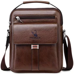 Moška Crossbody Torbica WEIXIER Evan - Temno Rjava KP35700