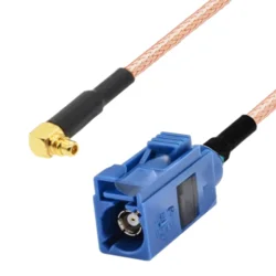 shumee Pigtail MMCX RA vtič/FAKRA C vtičnica RG316 25 cm
