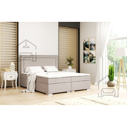 Boxspring postelja Elen - 200x200 cm