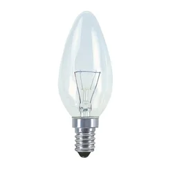 TESLA Sveča za industrijsko in posebno uporabomp heating element candle clear 240 25 E14