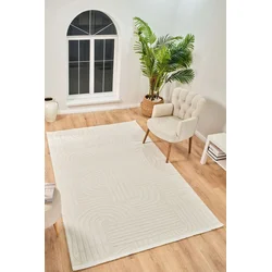 Conceptum Hypnose Tepih Boyut By007, 100x300 cm, Krem