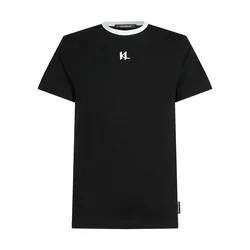 Karl Lagerfeld Majica črna/bela